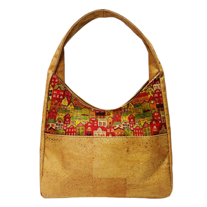 <span class=keywords><strong>Sac</strong></span> à Main et <span class=keywords><strong>Sac</strong></span> à Épaule <span class=keywords><strong>en</strong></span> Liège Patchwork Personnalisé Coloré Artistique Design Éco-responsable pour Femmes - Product Image 1