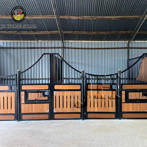 คอกม้าเหล็กชุบสังกะสีแบบหนาพิเศษ พร้อมสารเคลือบป้องกันสนิม สำหรับป้องกันม้าในฟาร์มกลางแจ้ง - Product Image 2