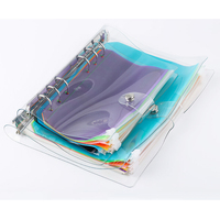 A5 A6 PVC, classeur de présentation, sac de réception de cartes, planificateur concis, classement de produits, porte-cartes, pochette de rangement