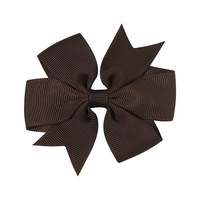 Barrettes à cheveux en tissu pour enfants, faites à la main, nœud en ruban côtelé en forme de queue d'hirondelle en V, accessoire pour cheveux, vente en gros pour les fêtes