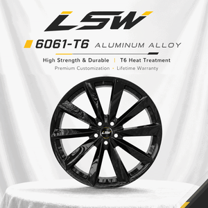 <span class=keywords><strong>ล้อ</strong></span>แม็กซ์อลูมิเนียมฟอร์จ LS8015 ขนาด 15-26 นิ้ว สีดำเงา แบบหลายก้าน สำหรับ<span class=keywords><strong>รถ</strong></span>ยนต์นั่งส่วนบุคคล - Product Image 4