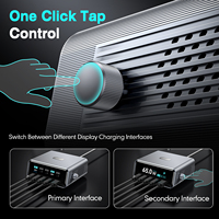 Station de charge GaN 265W 5-en-1 USB-C Charge rapide PD 100W Affichage numérique intelligent ROHS Ordinateur/Ordinateur portable/Appareil photo/Mobile
