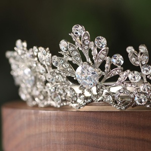 Tiaras de Metal con diamantes de imitación para bodas y fiestas para <span class=keywords><strong>mujer</strong></span> - Product Image 3