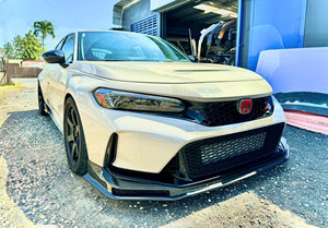 Spoiler de pare-chocs avant en fibre de carbone véritable style SPN pour <span class=keywords><strong>Honda</strong></span> <span class=keywords><strong>Civic</strong></span> <span class=keywords><strong>Type</strong></span> <span class=keywords><strong>R</strong></span> FL5 <span class=keywords><strong>2022</strong></span>-2025 - Product Image 3