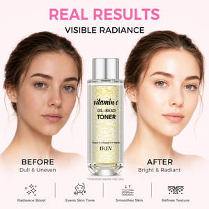 Tónico Facial en Perlas de Aceite con Vitamina C de Marca Privada OEM 100ML con Vitamina E y Péptidos para Recuperación, Iluminación, Hidratación y Piel Suave - Product Image 2