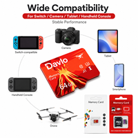 Carte SD Mini TF OEM 64 Go V30 Haute Vitesse en Plastique Compatible Téléphone Appareil Photo Console de Jeu Lecteur MP3 Garantie 3 Ans