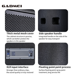 MORIN DSL-215 PARA 1200W 15 inch plástico módulo amplificador profissional karaoke dj <span class=keywords><strong>subwoofer</strong></span> alimentado alto-falantes ativos de exterior - Product Image 5