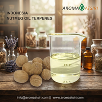 Huile de Muscade Pure Aroma Atsiri Indonésie Terpènes Indonésie |   Fraction de terpène naturel de Myristica Fragrans, odeur fraîche et épicée pour