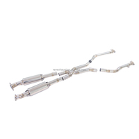 Convient pour Lexus IS500 RCF GSF 5.0L V8 2014-2025, section intermédiaire en alliage de titane avec résonateur, tuyau d'échappement en X, silencieux