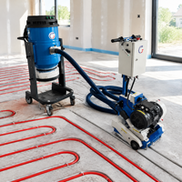 Machine de fraisage pour chauffage par le sol à haute efficacité 4KW 2800RPM, rainureuse automatique pour sols en béton destinée aux canalisations de chauffage par le sol