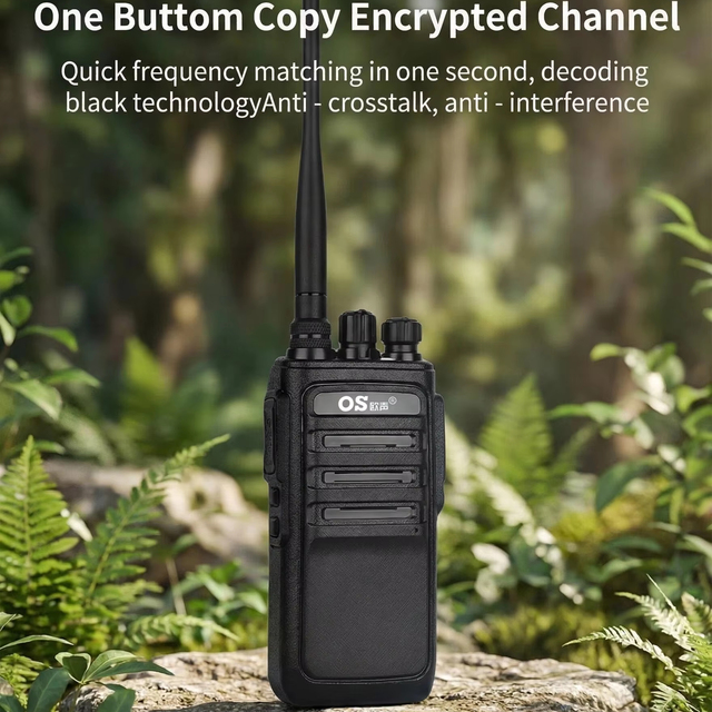 Dustproof Analog Walkie Talkie 5W UHF 400-470MHz 16CH VOX CTCSS/DCS Two Way Radio