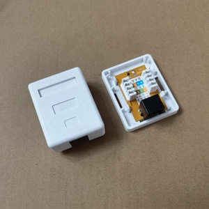 Cat.6 RJ45 8P8C UTP không được che chở bề mặt cổng duy nhất gắn kết hộp - Product Image 3