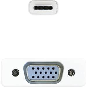 Convertidor USB-C a VGA, con conector USB-C y VGA en aluminio de 10 cm, ideal para conectar dispositivos a pantallas externas. - Product Image 2