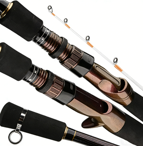 คันเบ็ดตกปลาทะเลชายฝั่ง คันจิ๊กกิ้งเร็ว คาร์บอน ด้ามจับ EVA  วงแหวนไกด์ Fuji  แข็งแรง สำหรับตกปลาไวท์เอ็มเพอเรอร์  ปลากะพงขาว - Product Image 1