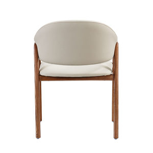 Sillas de Comedor Giratorias de Ratán y Nogal en Oferta, Sillas de Comedor Ergonómicas con Respaldo de Mimbre y Brazos Curvos, Sillas de Comedor con Estructura de Madera Curvada - Product Image 5