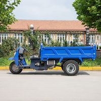 Motocarro Agrícola, Triciclo de Carga de 2 Toneladas, Triciclo de Carga Diésel, Motocicletas de Tres Ruedas para Mercancías Voluminosas