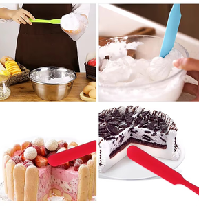 Высококачественный недорогой силиконовый нож в палитре для выпечки/силиконовый шпатель, скребок, нож для масла из силикона, инструменты для выпечки - Product Image 3