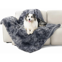 Tapis pour animaux de compagnie portable de luxe à succès, couleur unie, sherpa respirant et doux, couverture pour animaux de compagnie extra-épaisse pour chiens et chats
