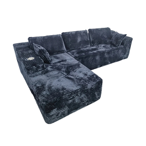 Chân không nén phòng khách không xương mật độ cao cắt miếng bọt biển Bộ nhớ bọt ghế sofa giường nệm với cốc chủ sở hữu - Product Image 1