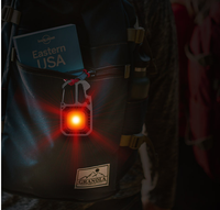 Lampu Gantungan Kunci LED COB Portabel Senter Magnetik Tahan Air Dapat Diisi Ulang USB Terang Berukuran Saku Gantungan Kunci Paduan Aluminium
