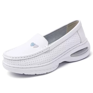 <span class=keywords><strong>Scarpe</strong></span> di sicurezza <span class=keywords><strong>bianche</strong></span> da <span class=keywords><strong>donna</strong></span> con punta in acciaio in microfibra superiore in pelle per lavori ospedalieri - Product Image 3