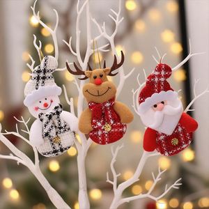 Vintage Woven Plush Elk Santa Pendant Accessories Beautiful <b>Christmas</b> <b>Tree</b> <b>Decoration</b> for Family <b>Christmas</b> Holiday Supplies - Product Image 1