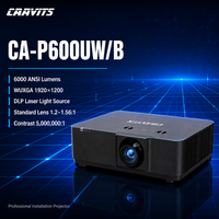 Projecteur professionnel CAAVITS OEM 6000 Lumens WUXGA DLP Laser pour grandes salles, fabricant commercial