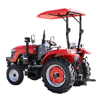 Tracteur agricole 4x4 de 50 CV, essieu renforcé, performances stables pour les travaux en verger et en ferme