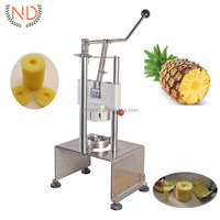 Automatische Ananas Peeler Corer Slicer Fruit Dunschiller Machine Ananas Peeling Machine