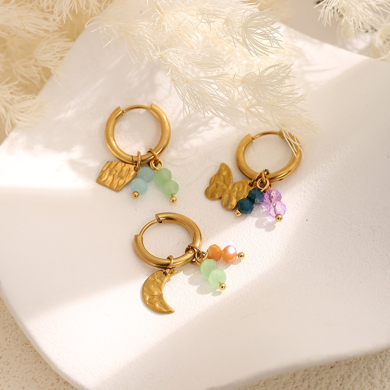 Fashion Earrings Butterfly Earrings Stainless Steel