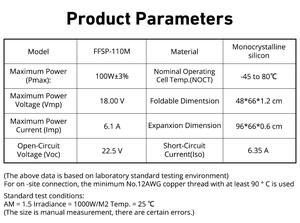 <span class=keywords><strong>Dokio</strong></span>-Panneaux solaires portables pliables avec contrôleur de 12V, 80W, 100W, 160W, 80W, 200W, pour maison, camping et voyage - Product Image 6