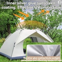 Tente de camping imperméable à montage rapide pour le camping en famille ou la randonnée, abri extérieur toutes saisons