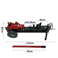 Nouveau fendeur de bois processeur de bois de chauffage coupe de bois fendeur de bûches de bois électrique déchiqueteuse de bois séparateur de bois de chauffage