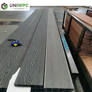 Dễ dàng cài đặt chống UV co-đùn WPC decking chống thấm nước và chống trầy xước WPC sàn Composite sàn sàn