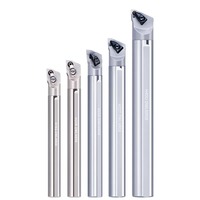 Barre de perçage CNC HSS anti-choc pour tour, droite, 12/16/18/20/20mm, outil de tournage interne anti-vibration CCMT06