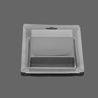 Emballage coulissant en plastique thermoformé FSC personnalisé avec impression couleur, insert de conditionnement en PVC, boîte blister, carte blister