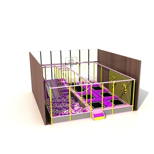 Chủ Đề Bóng rổ trẻ em nhỏ trong nhà sân chơi thương mại trẻ em Trampoline công viên với bóng hồ bơi - Product Image 3