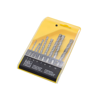 Jeu de 8 forets HSS et à maçonnerie finition blanche, accessoires pour outils électriques, perçage du métal