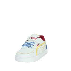 Zapatillas Puma para Niños, Blancas, Amarillas y Azules, con Tiras, Estilo Casual - Product Image 6