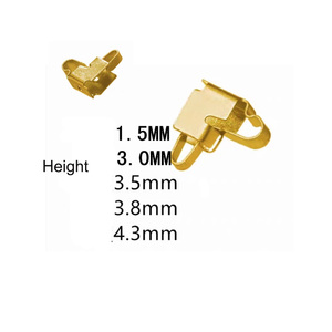 Custom Brass Stamping Finger Contact Gold Plating Earphone <strong>Part</strong> SMT Packing High <strong>Precision</strong> Tolerance 0.01mm OEM Brand ISO9001 - Product Image 3
