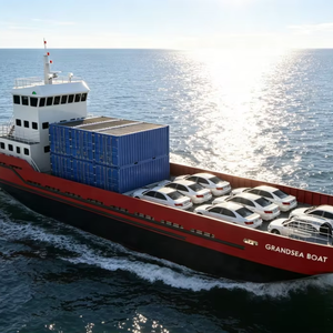 Bateaux-barges en acier Grandsea <span class=keywords><strong>de</strong></span> 36 m, navires <span class=keywords><strong>de</strong></span> chargement, navires <span class=keywords><strong>de</strong></span> <span class=keywords><strong>transport</strong></span> <span class=keywords><strong>de</strong></span> voitures RoRo - Product Image 1