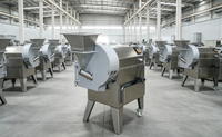 Commerciële industriële multifunctionele groente- en fruitsnijder 1,5 kW 220V motor snijmachine voedselverwerking