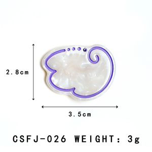 Pinza para el <span class=keywords><strong>Cabello</strong></span> con Alas <span class=keywords><strong>de</strong></span> Ángel Blancas Estilo CANYUAN INS, Pinza para Cola <span class=keywords><strong>de</strong></span> Caballo <span class=keywords><strong>de</strong></span> Acetato, Linda Pinza para Niñas Estilo Europeo y Americano, Embalaje en Caja - Product Image 2