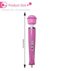 Vibrador masajeador corporal eléctrico de 10 velocidades para mujer, varita masajeadora potente para el punto G - Product Image 5