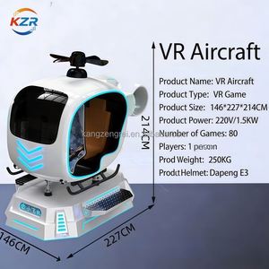 ห้องเล่นเกมยิงเฮลิคอปเตอร์เสมือนจริงแบบกำหนดเองสำหรับเครื่องบินขนาดเล็ก VR Dynamic พร้อมอุปกรณ์ความบันเทิงเสมือนจริง - Product Image 3