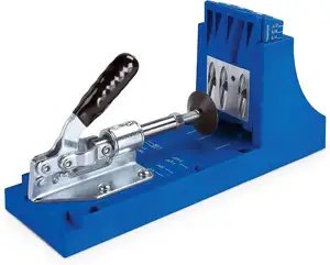 K4 Pocket Hole Jig - Adjustable, Versatile Jig for Strong Joints Easily Adjustable Drill Guides