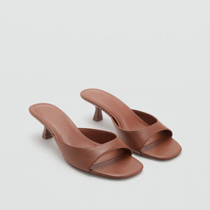 <span class=keywords><strong>Sandalias</strong></span> de tacón alto de 5 cm para mujer, estilo mule, antideslizantes, de verano, con punta abierta y tira única, tacón de aguja, para exterior - Product Image 3