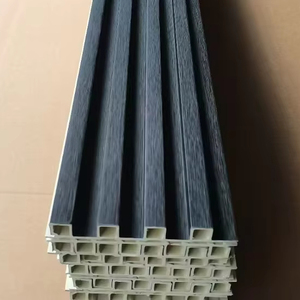 WPC BUCKLE Grille สำหรับห้องน้ำสีเทาผ้าลินินสีดำลายหนังส้มโอดีไซน์ทันสมัยฝาครอบฟิล์มพีวีซีสำหรับตกแต่งภายใน - Product Image 3