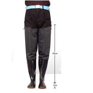 <span class=keywords><strong>Bottes</strong></span> de rizière noires moyennes <span class=keywords><strong>hautes</strong></span> semelles souples hommes femmes transplanteur <span class=keywords><strong>cuissardes</strong></span> de pêche <span class=keywords><strong>bottes</strong></span> de pluie pour l'eau des terres agricoles - Product Image 3