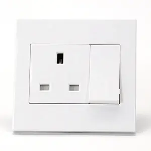 Wall Switch And Socket With Uk Type Switch And Socket